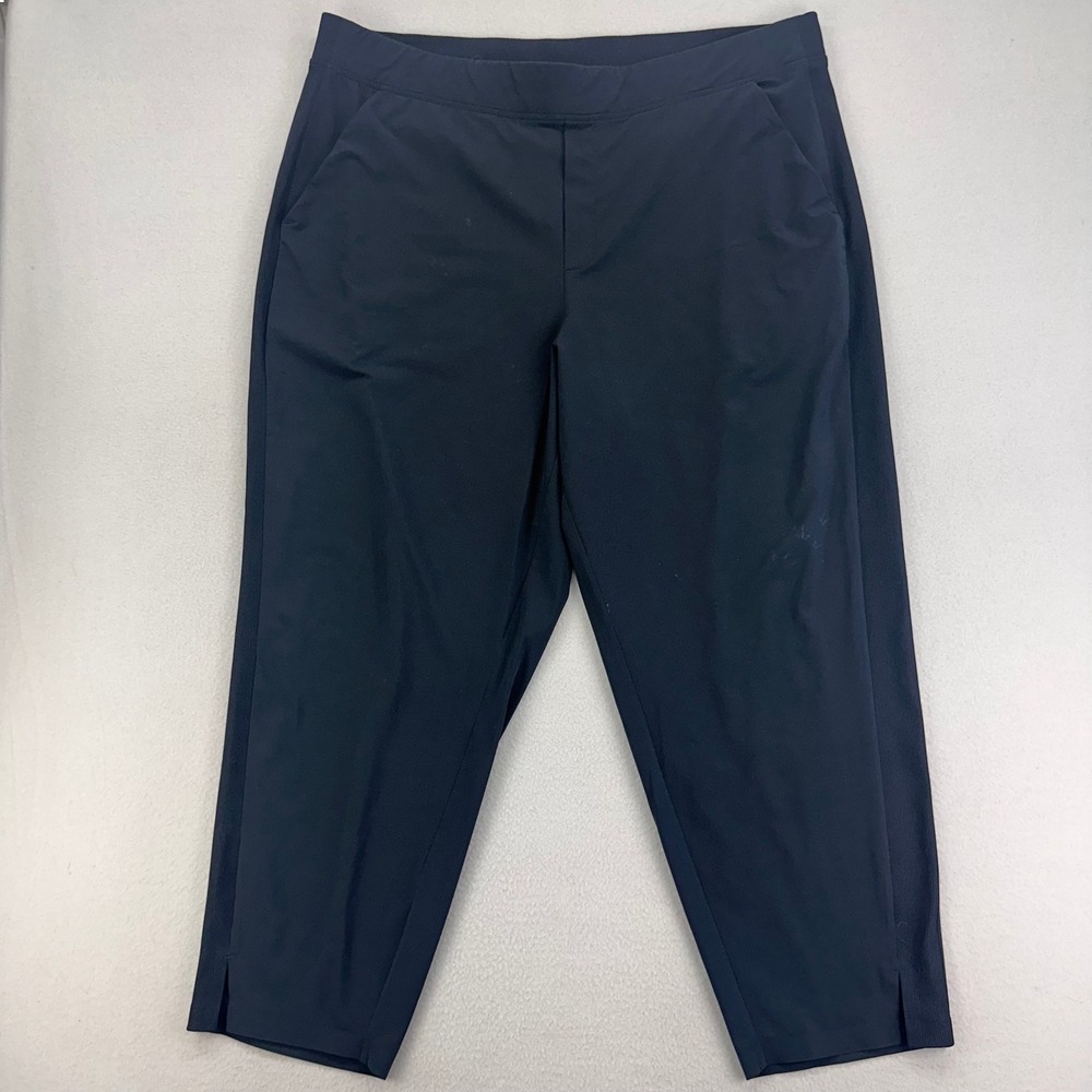 Athleta Trekkie North Jogger Pants Womens 22 Black High Rise Travel Hiking